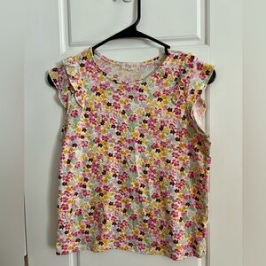 Colorful Floral Kids Tank Top